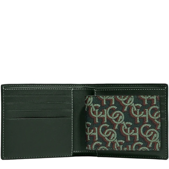 Coach 3 in 1 Wallet With Coach Monogram Print in Amazon Green - Picture 2 of 8